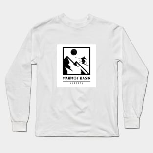 Marmot Basin Alberta Canada Ski Long Sleeve T-Shirt